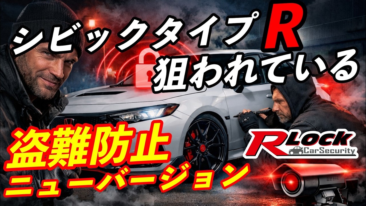 自動車盗難防止タイプＲをガードするR-LocK　ニューバージョン発表