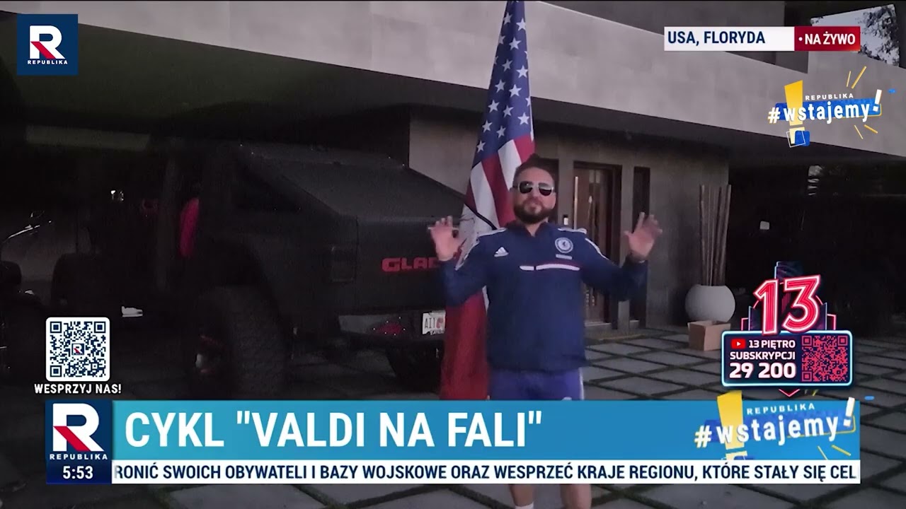 Jak wygląda zaprzysiężenie na obywatela USA? Relacja z Florydy | Valdi na fali | 02.03.2026