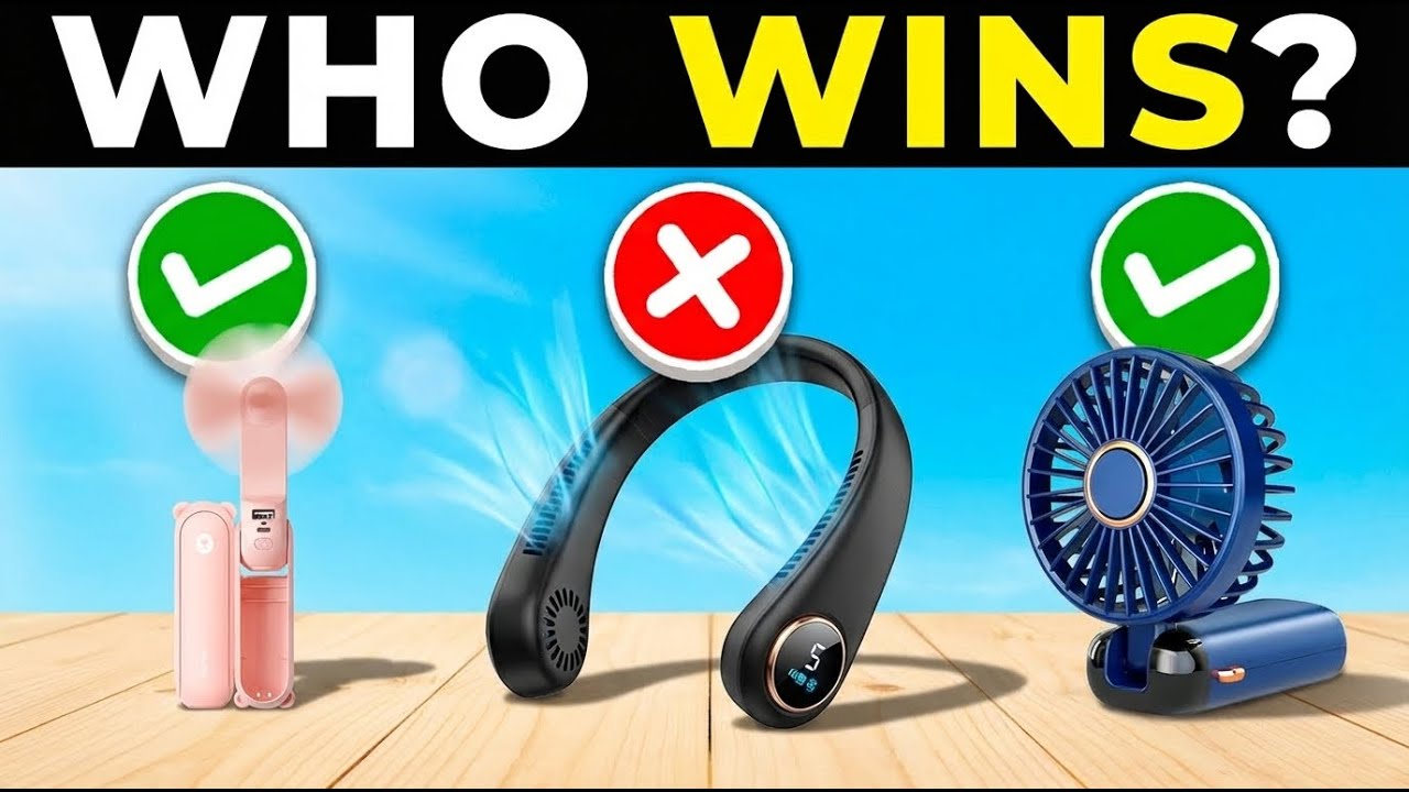 TOP 5 BEST PORTABLE FANS 2026 | HANDHELD FANS AMAZON Value for Money