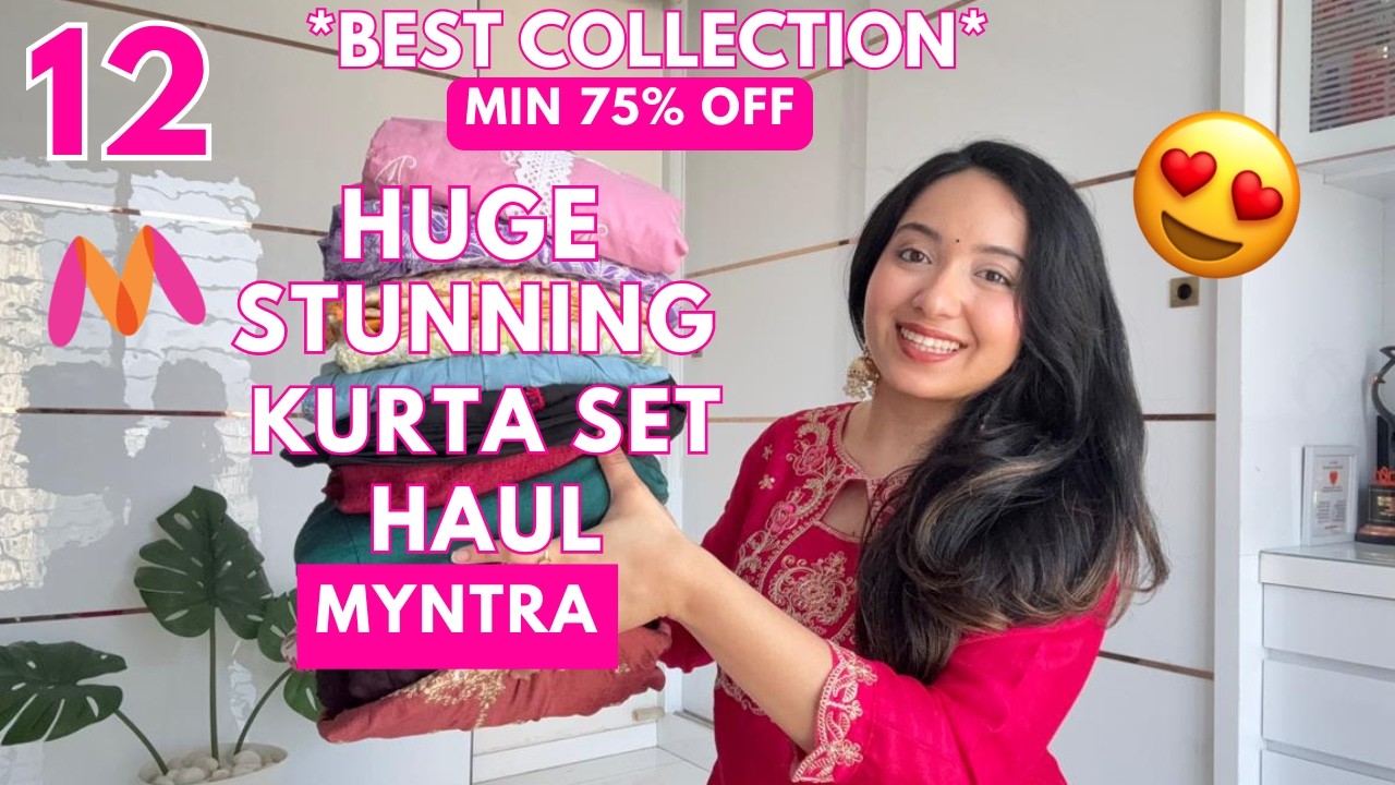 12 WOW Myntra Kurta Set Try On Haul 😍 | Birthday Sale Special 💖 | Isha Vinod Jain