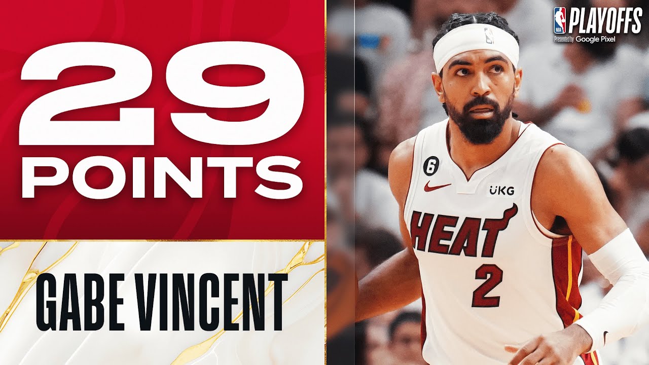 Gabe Vincent Drops Playoff Career-High 29 PTS! | May 21, 2023