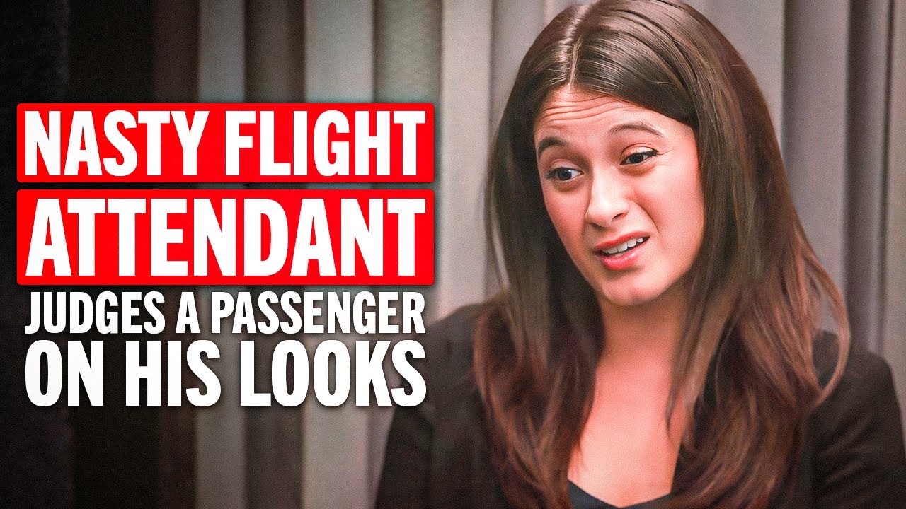 Nasty Flight Attendant Treats A Passenger Terribly Because Of His Appearance