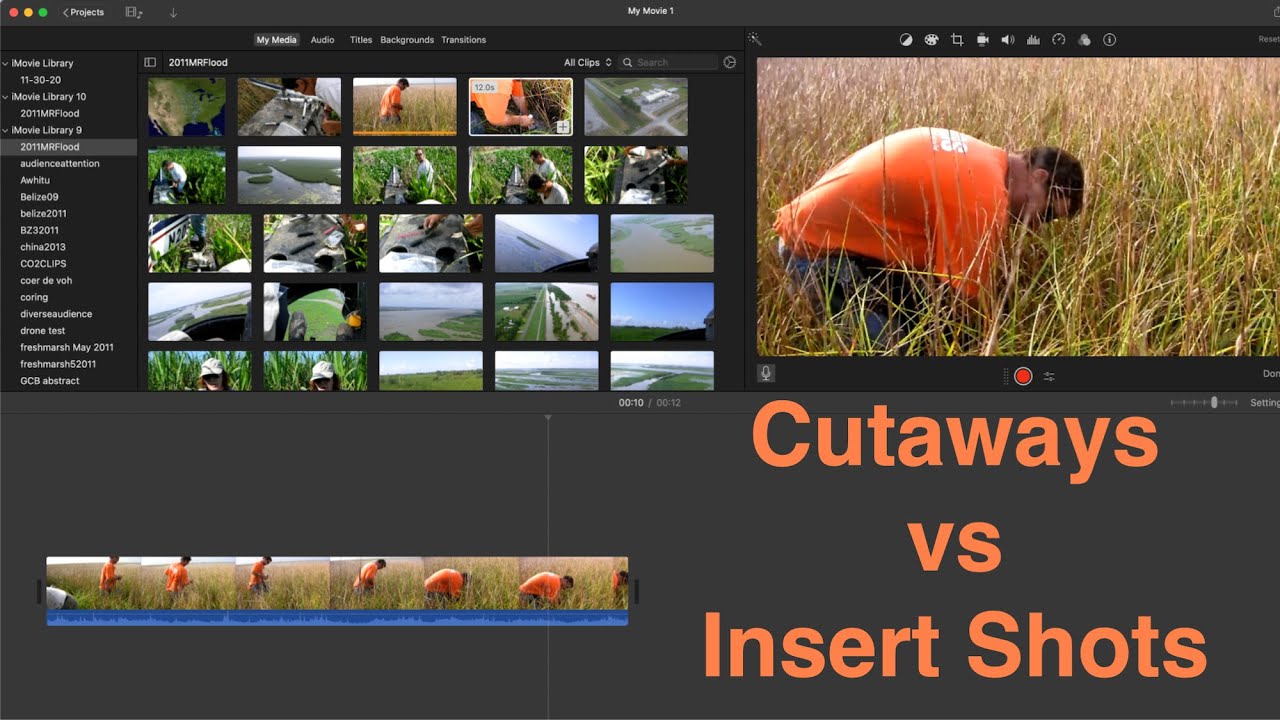 Cutaways Versus Insert Shots