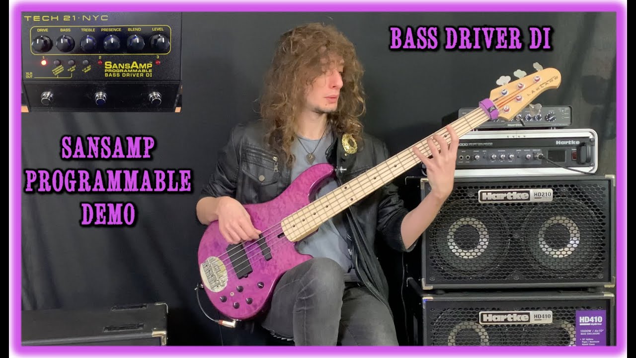 SansAmp Programmable Bass Driver DI demo