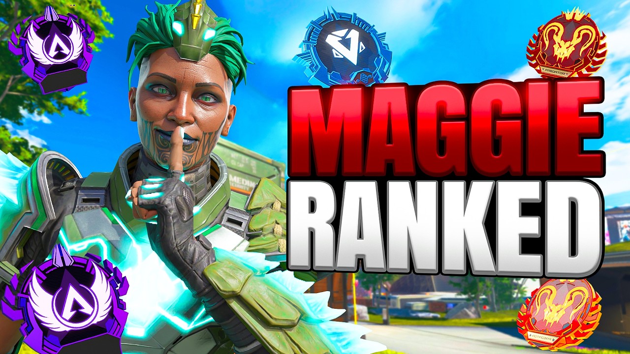 High Level Mad Maggie Ranked Gameplay - Apex Legends (No Commentary)