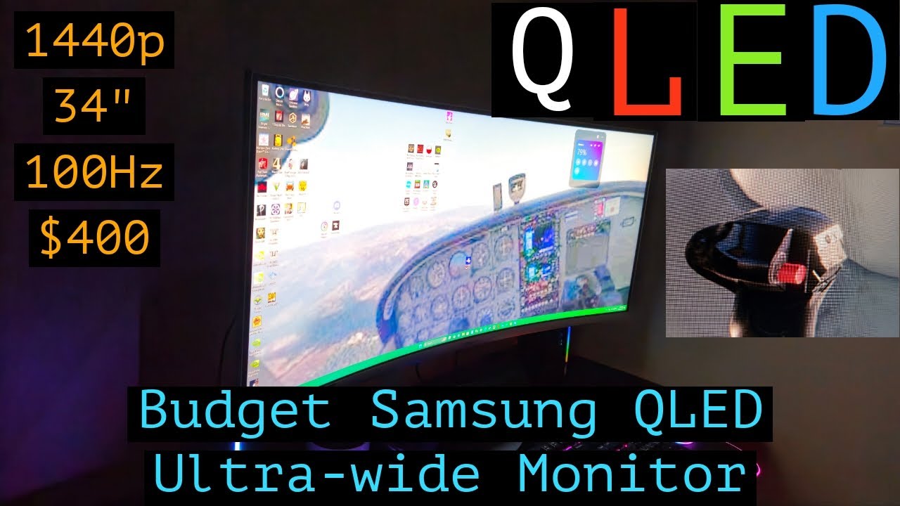 Walking/flying in MSFS2024 on $400 Samsung ViewFinity S6 QLED Ultra-wide budget monitor!