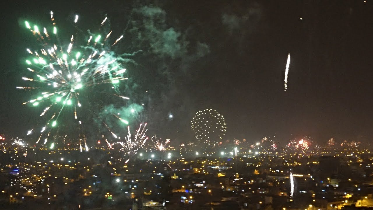 Fuegos Artificiales, Año Nuevo 2025 - Comas Lima Perú