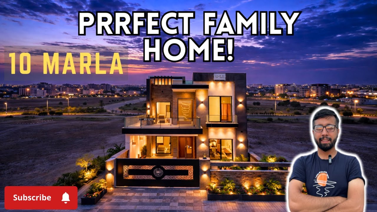 10 Marla Beautiful 5 Bedrooms Designer House For Sale In Bahria Town Rawalpindi- Full Tour