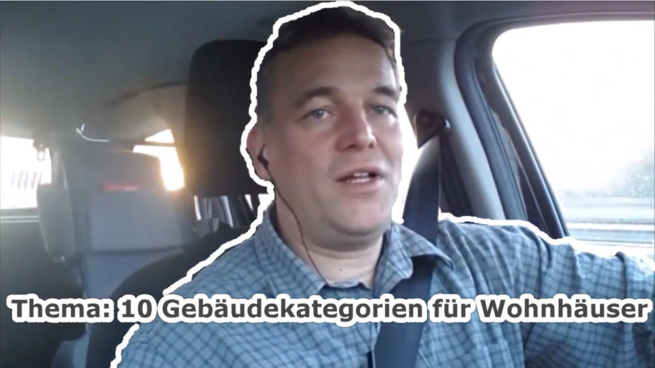 Nr. 003 Video | Thema: 10 Gebäudekategorien für Wohnhäuser | WSchV '77/'84/'95, EnEV 2002 - GEG 2021