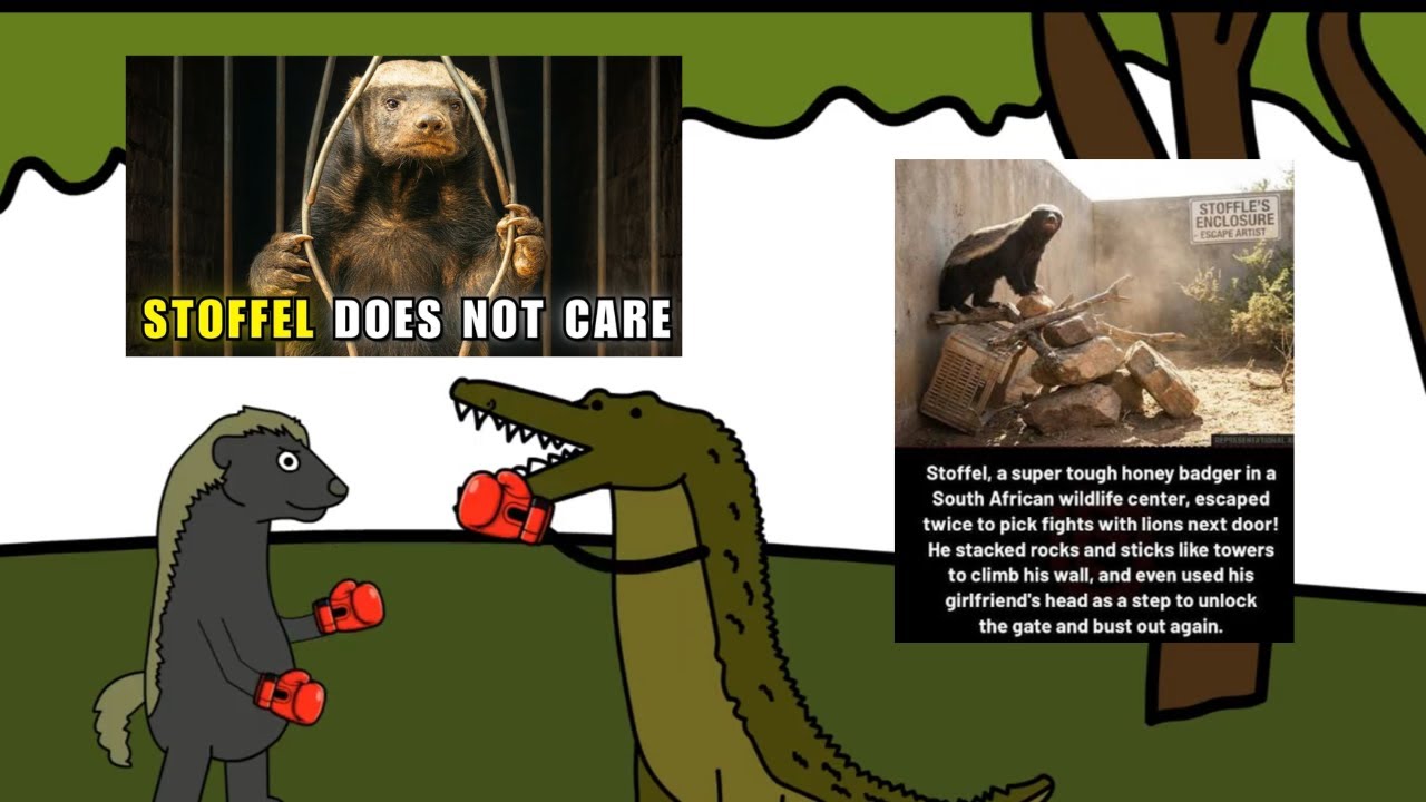 Your Life As Stoffel the Imprisoned Honey Badger