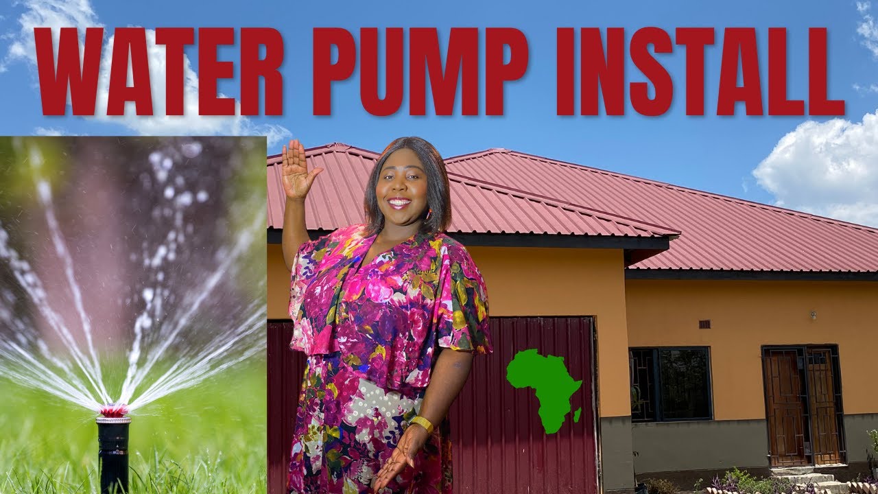 Installing A Submersible Electric Borehole Pump In Lusaka Zambia  #africa #zambia