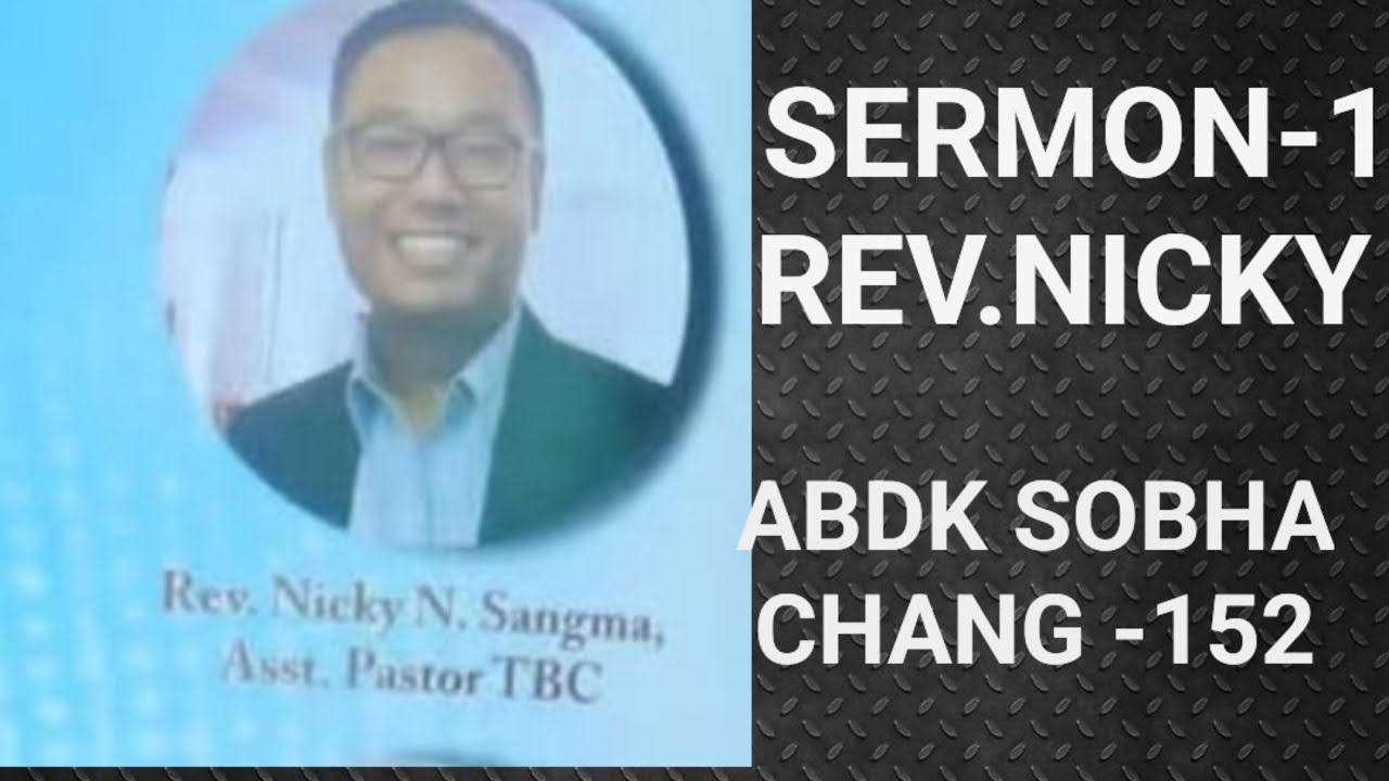 SERMON-1 REV.NICKY ABDK SOBHA 