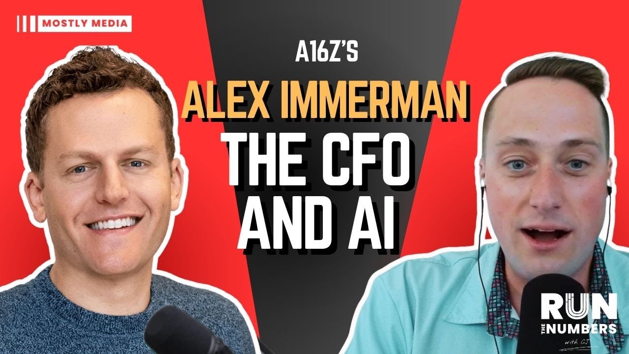 How AI Is Transforming the CFO Role | Alex Immerman on Run the Numbers