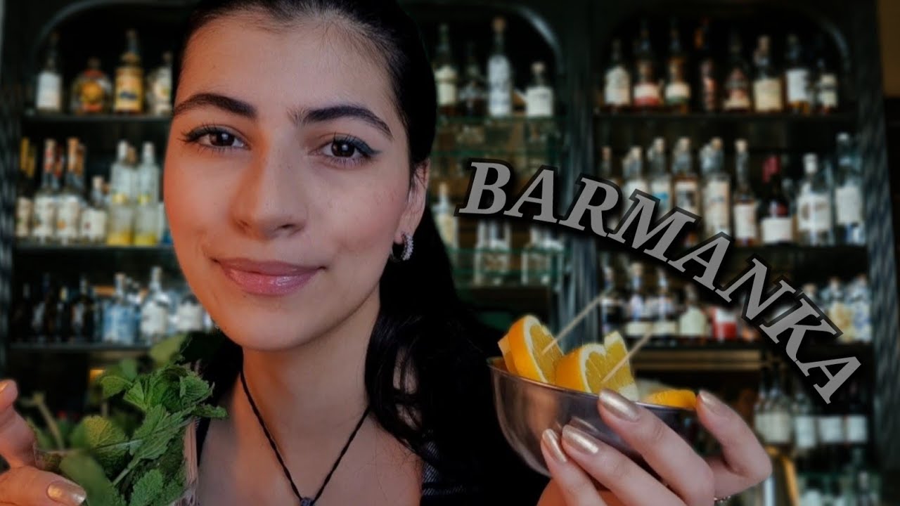 ASMR po polsku BARMANKA roleplay DRINKI & PLOTECZKI 🍷
