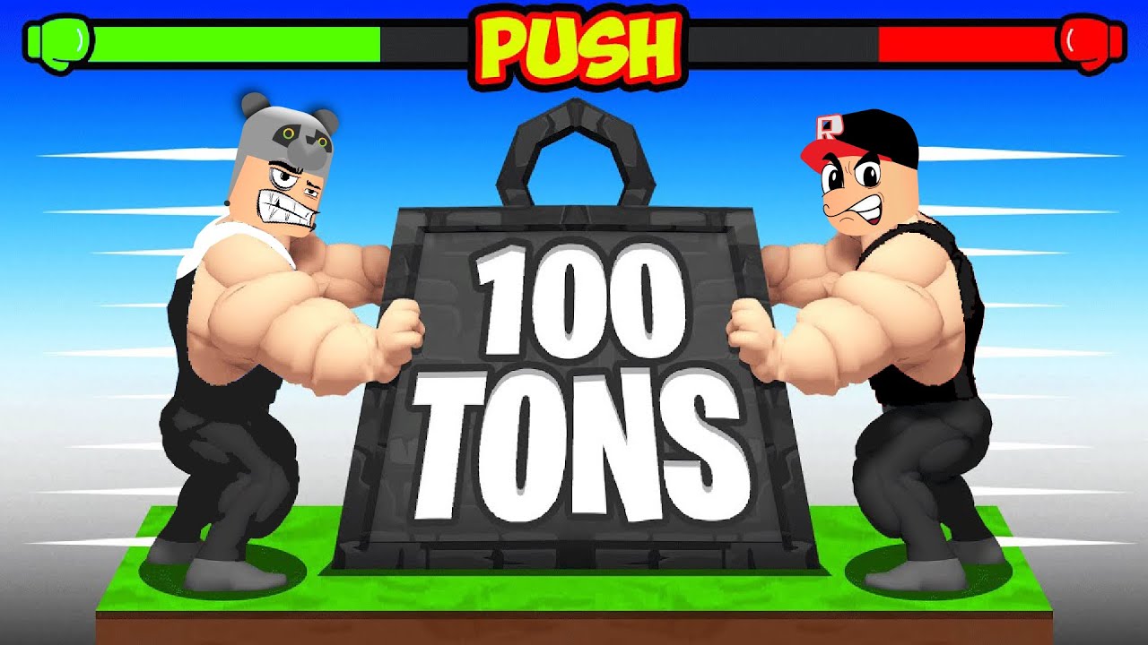 İttirme Oyunu ! En Güçlü Kazanır - Roblox PUSH SIMULATOR