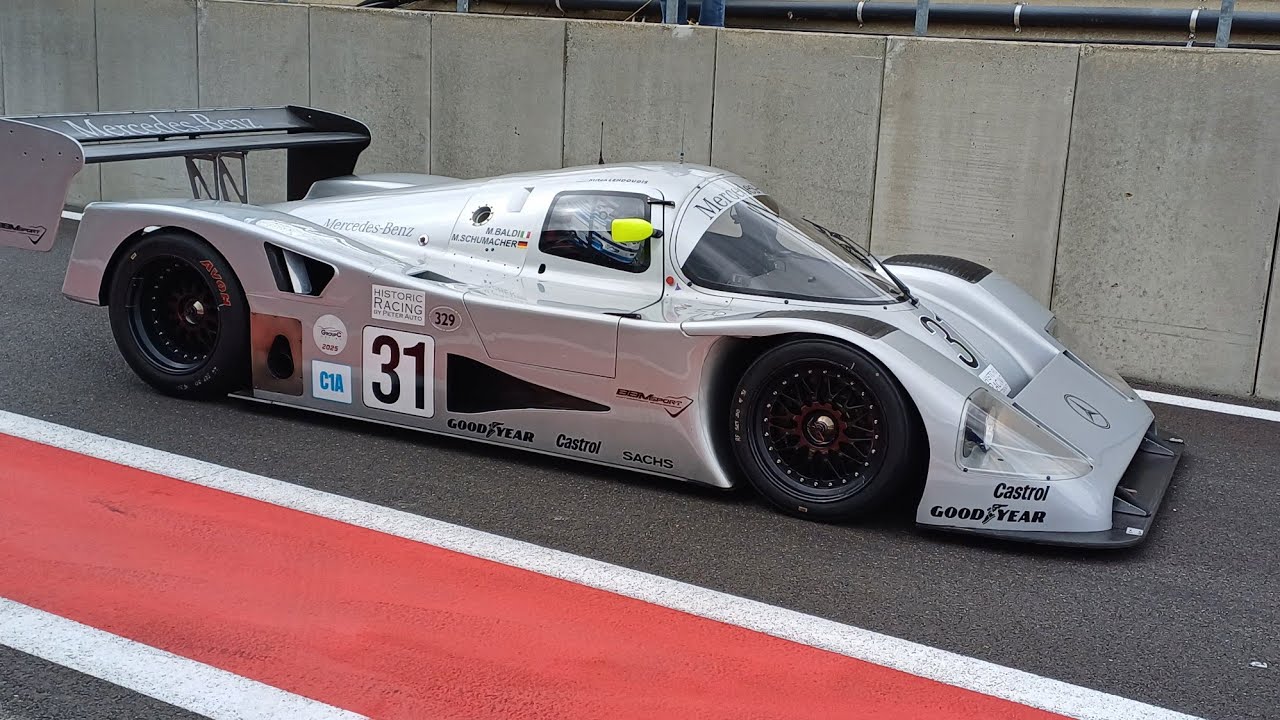 Mercedes Benz C11 - Group C Racing - Spa Classic 2025 - EPIC V8 TWIN TURBO SOUND