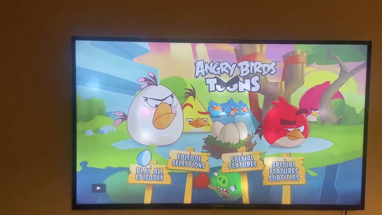 Angry Birds Toon’s Season 1 Volume 2 (2014) DVD Menu Walkthrough Request for Naomi Soyinka and Mum