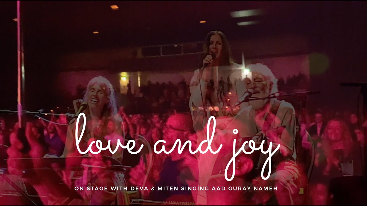 Angeliki Cordalis On Stage With Deva Premal and Miten, singing Aad Guray Nameh live 2022