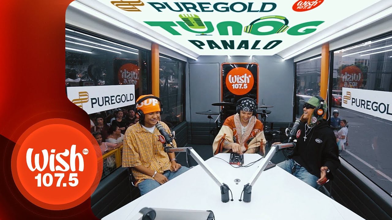 Nateman, Yung Bawal, and Baby Blood perform "PUSO AT ISIP" LIVE on Wish 107.5 Bus