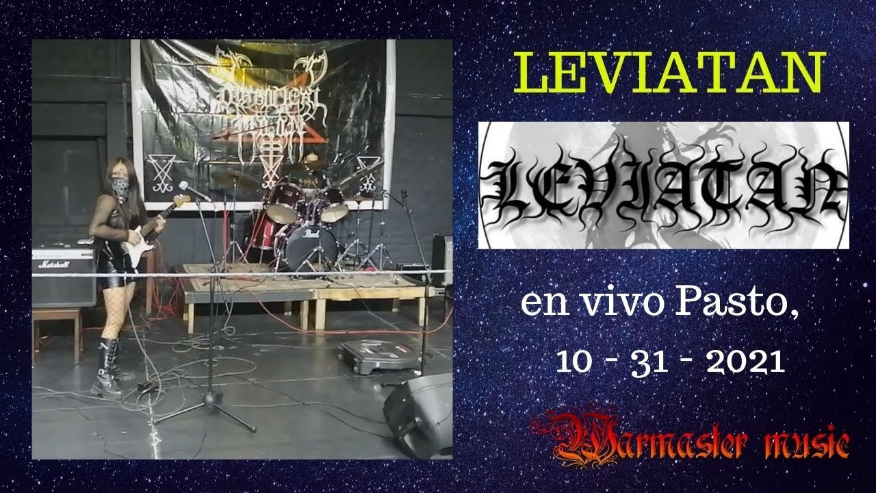 LEVIATAN - (en vivo en Pasto 31 - octubre - 2021) black metal directamente de Sibundoy - Putumayo