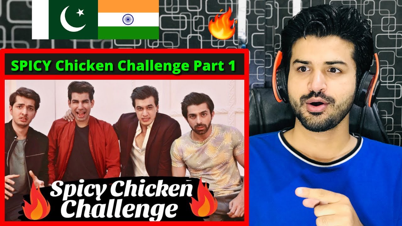 Pakistani React on Rimorav Vlogs SPICY Chicken Challenge Part 1 With Mohsin Khan | Reaction Vlogger