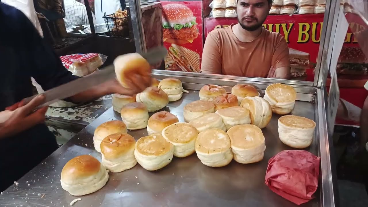Street food Fast Burger maker - you have never seen before This superman skills - Street Food India