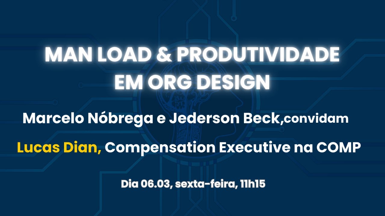 MAN LOAD & PRODUTIVIDADE EM ORG DESIGN 📱