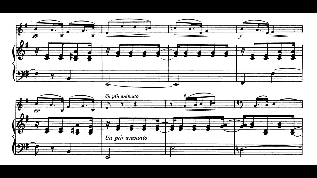 Massenet - Élégie (piano accompaniment)