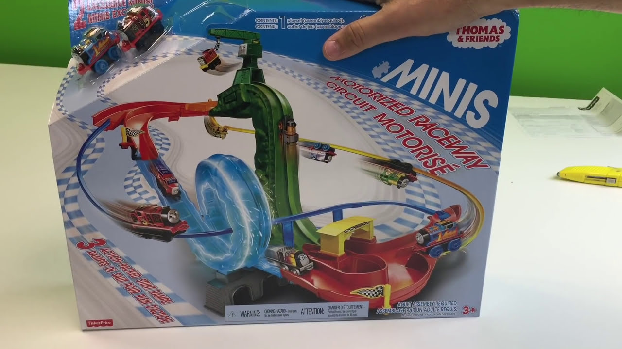 THOMAS MINIS MOTORIZED RACEWAY! NEW 2016! Thomas and Friends! Trains! James!
