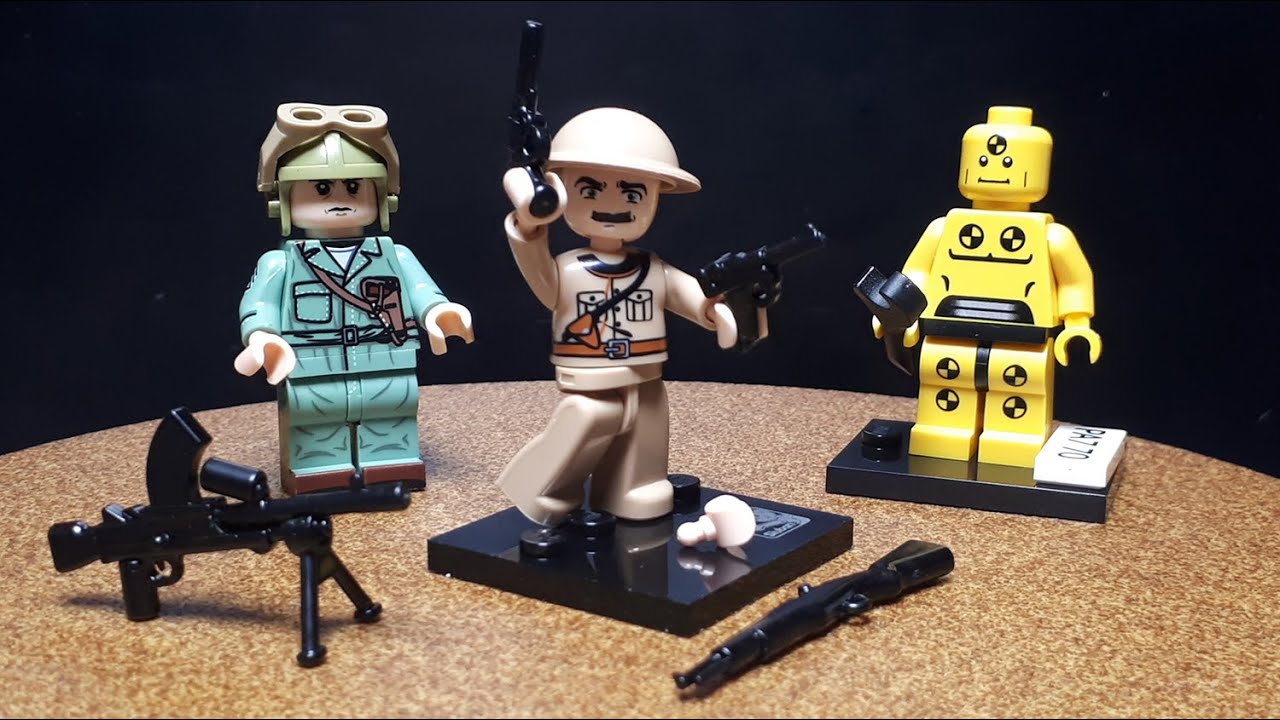 Sluban WW2 minifigure vs Lego & generic