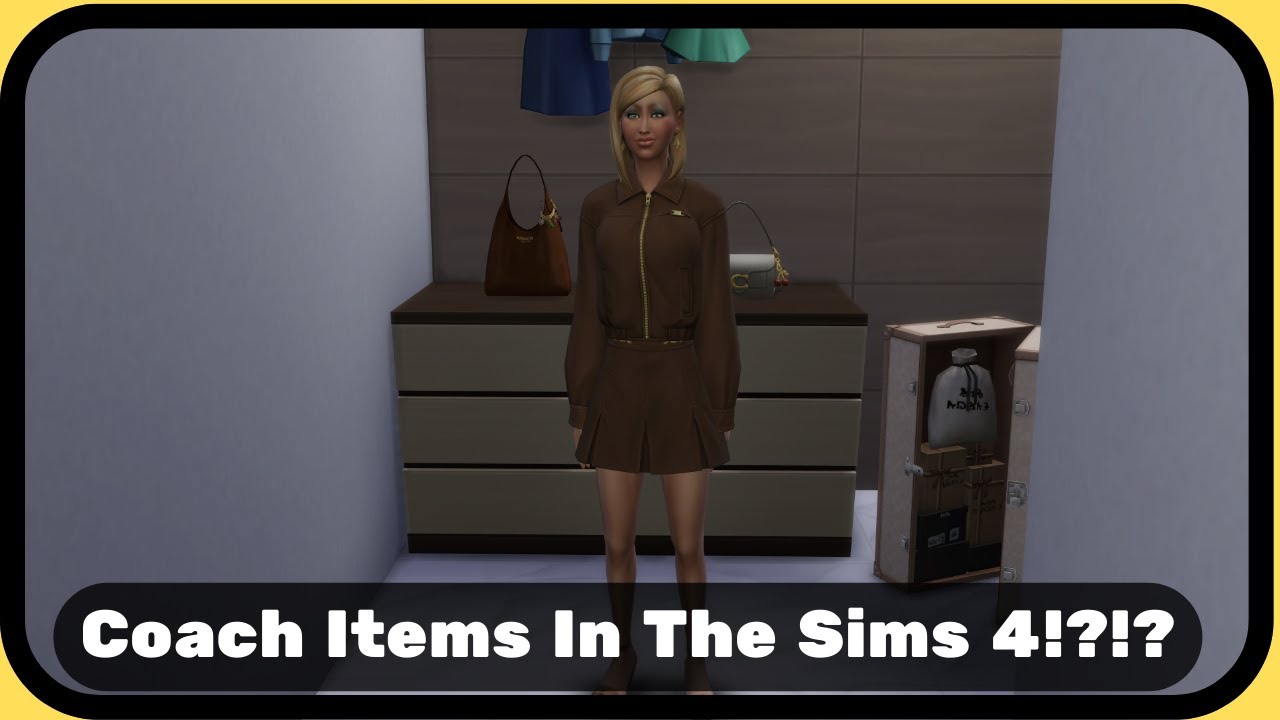 Coach Items in the Sims 4?!?! - Review