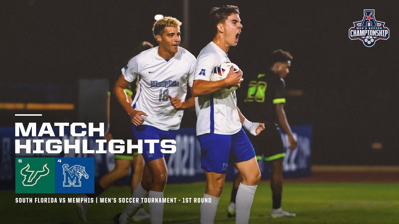 Game Highlights: 2023 American Men's Soccer Championship 1st Round | South Florida v Memphis 11/5/23