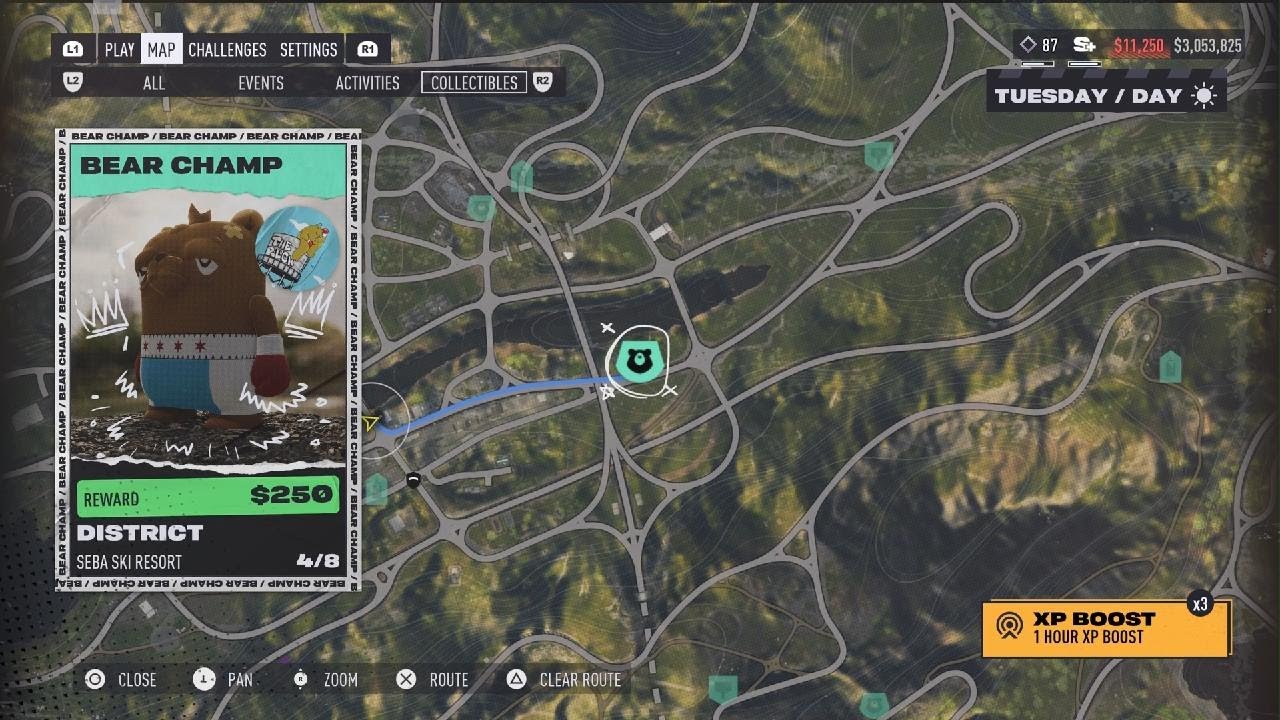 Need for Speed Unbound - Bear Champ Collectible: Seba Ski Resort & Lakeshore Quarry District