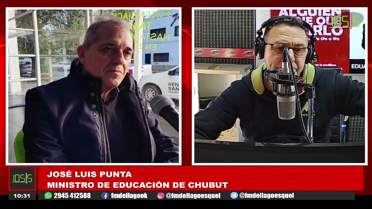 José Luis Punta, ministro de educación de Chubut