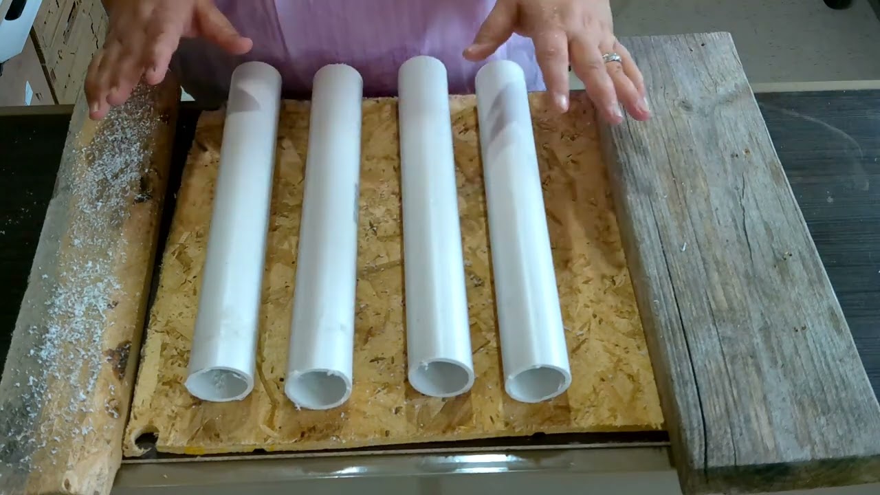 Circle Embed PVC Molds Tutorial