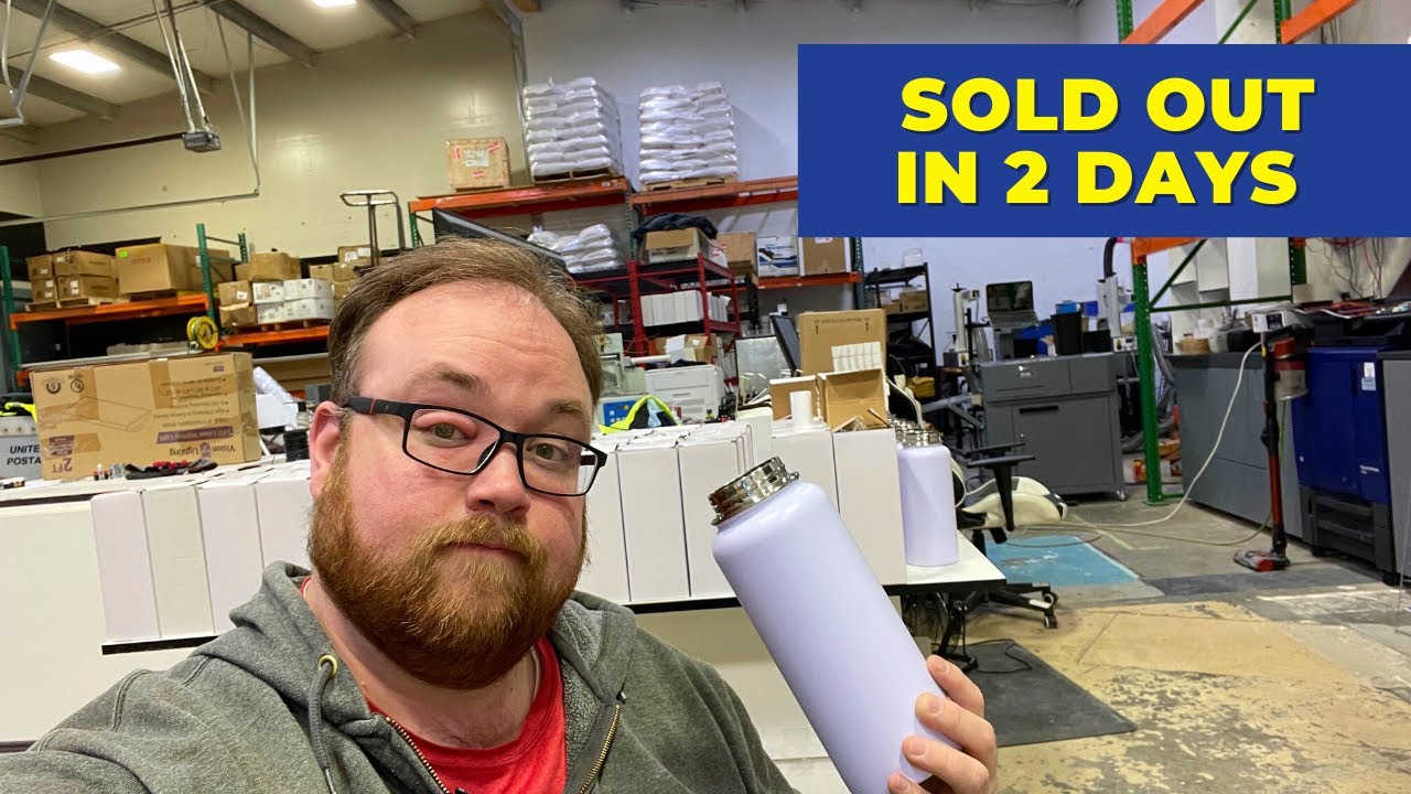 I purchased 1000 water bottles to laser engrave.