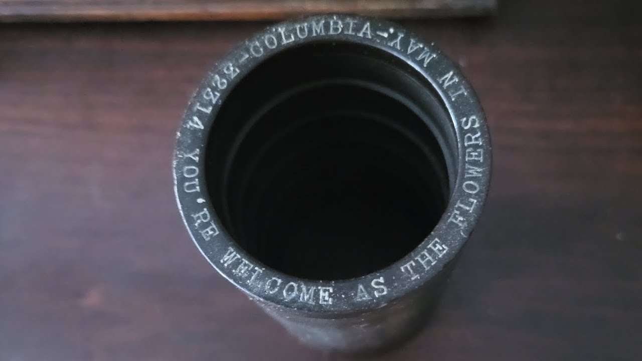 1903...J.W. Myers ..You're welcome as the flowers in May. Played on a 1899 Columbia AT Graphophone