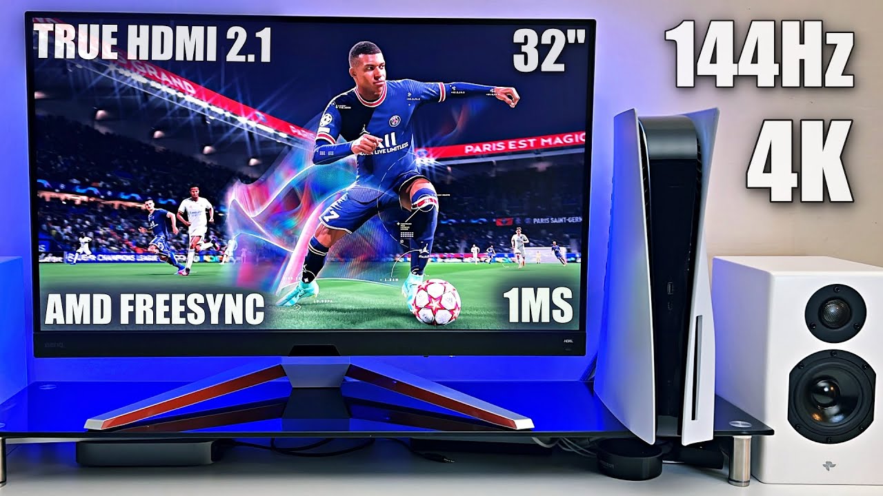 BenQ MOBIUZ EX3210U - BEST True HDMI 2.1 UHD Gaming Monitor for PS5