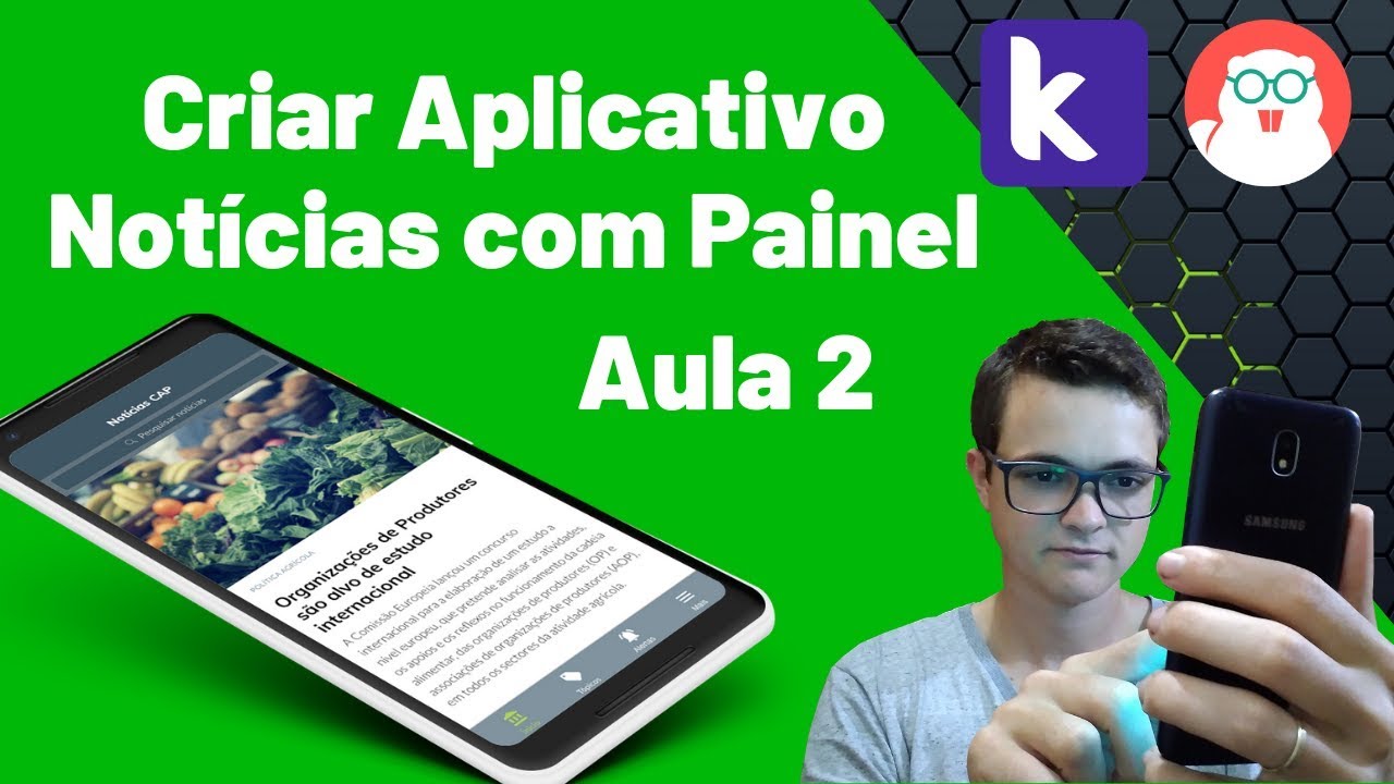 #2 Criar aplicativo notícias painel administrativo Kodular 2