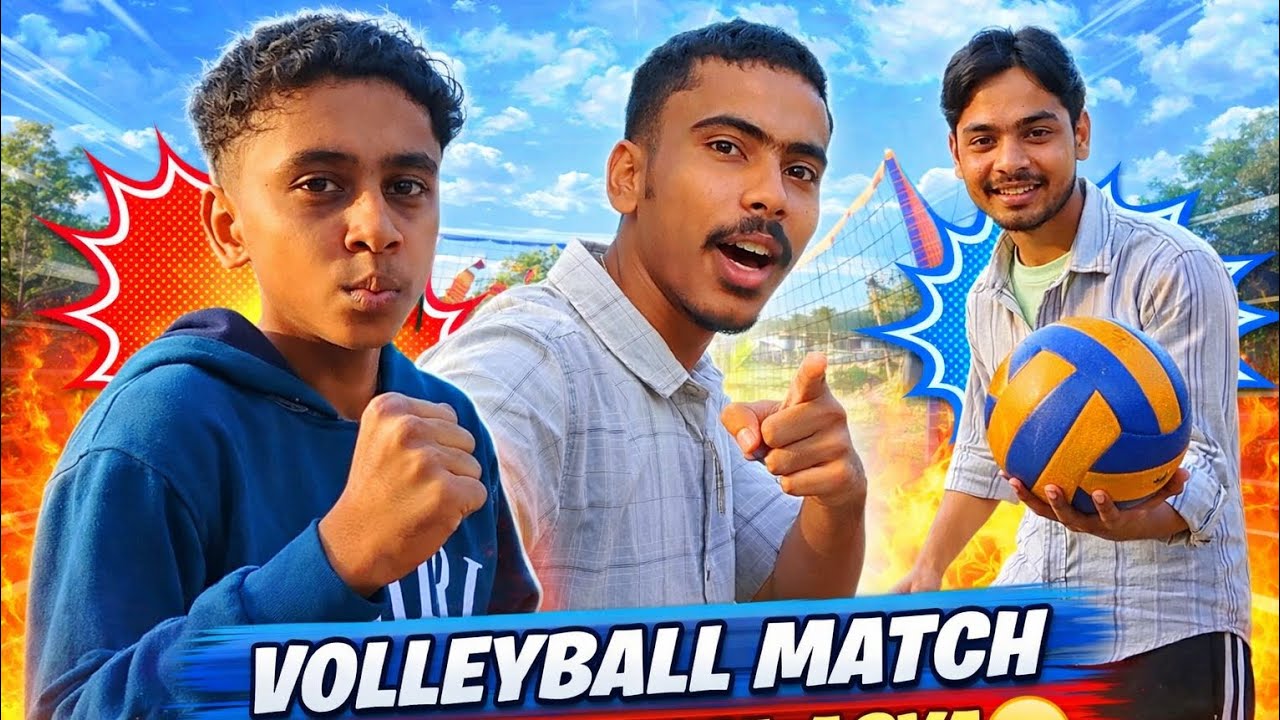 Volleyball match har gaye😭