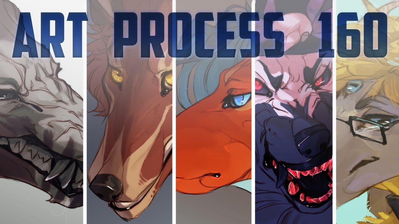 Speedpaint.160 a bunch of headshot commissions
