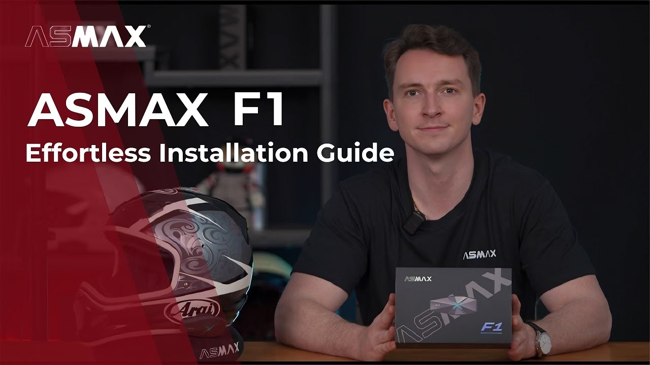 ASMAX F1 Motorcycle Bluetooth Headset | INSTALLATION