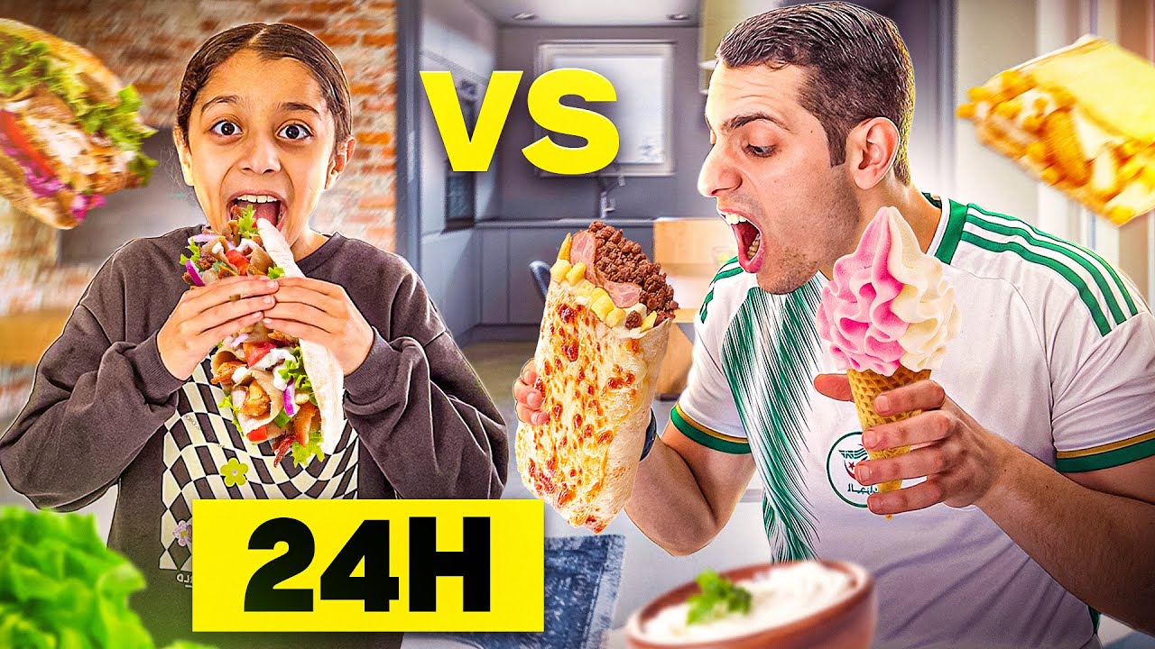 ON MANGE TACOS VS KEBAB PENDANT 24H ! ( des vrais gros 😂)