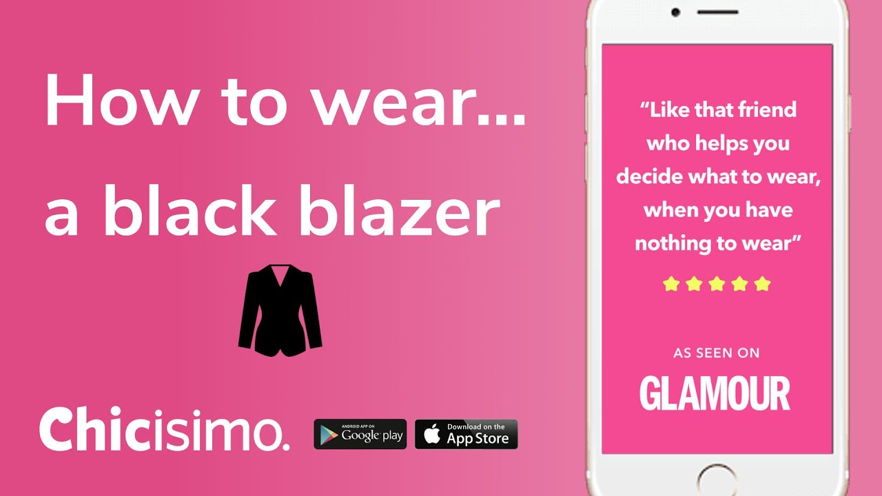 How to wear a black blazer with Chicisimo - 30 ways!