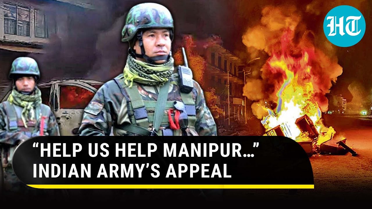 Indian Army Shares Video of Women-Led Mobs in Manipur Blocking Ops; Makes This Request...