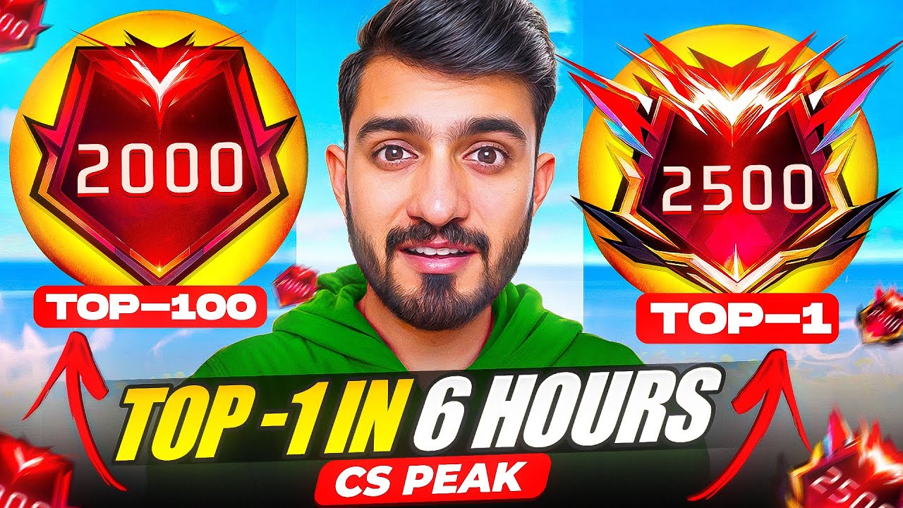I HIT TOP 1🥇 FROM TOP 100😲 IN CS PEAK IN JUST 6 HOUR🔥 | PART 2