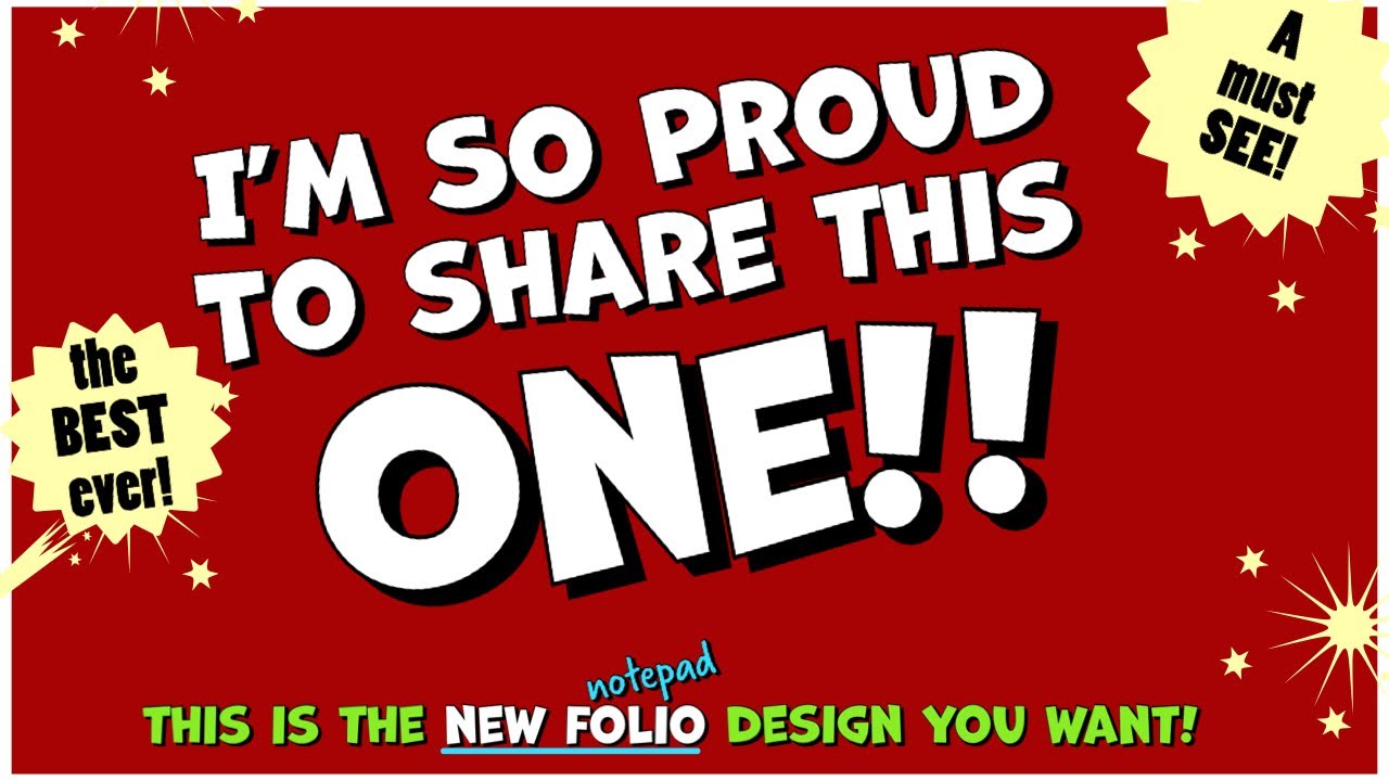 MY NEW FAVORITE! notepad folio with a twist!  NEW DESIGN! easy folio DIY!