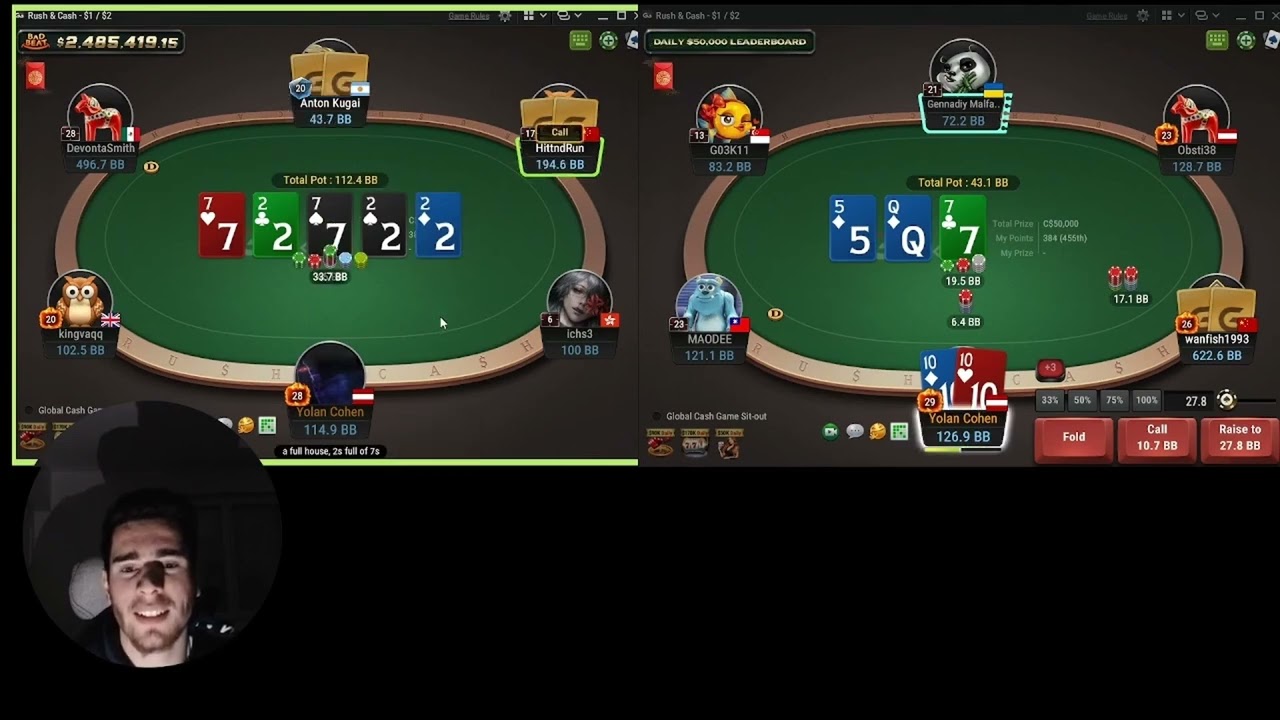 [YolanCohen] GGpoker 200nl play