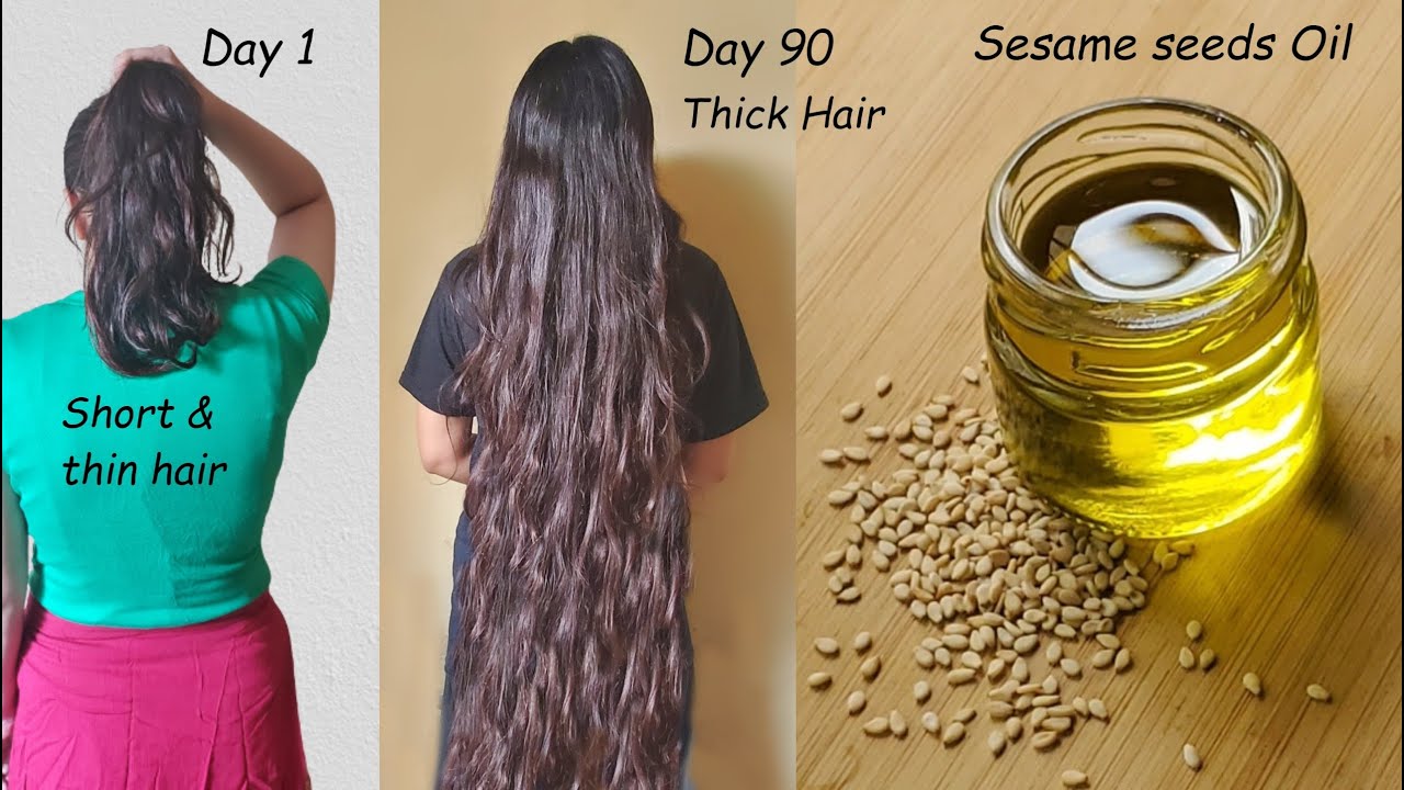 Sesame Seeds Hair Oil | Double Hair Growth & Long Hair - Thick Hair oil