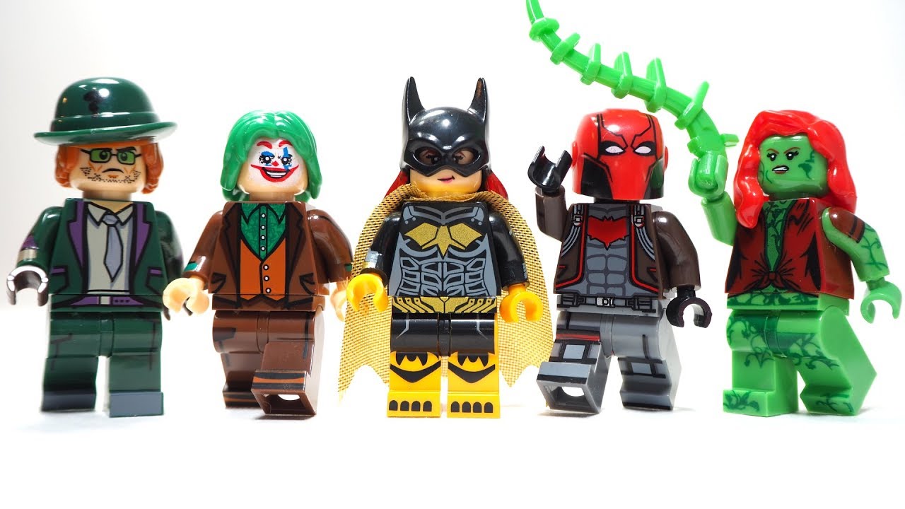 Batman Arkham Arkhamverse Unofficial Lego Minifigures
